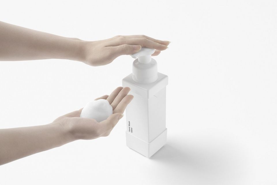 nendo 设计可多次填装洗手液、洗发水和沐浴露的环保补充容器