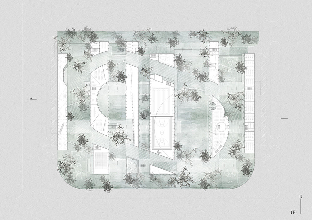 新港小学，河南 / 大料建筑