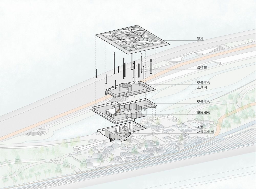 The Jianshi Station & the Tingyun Station / TJAD Original Design Studio