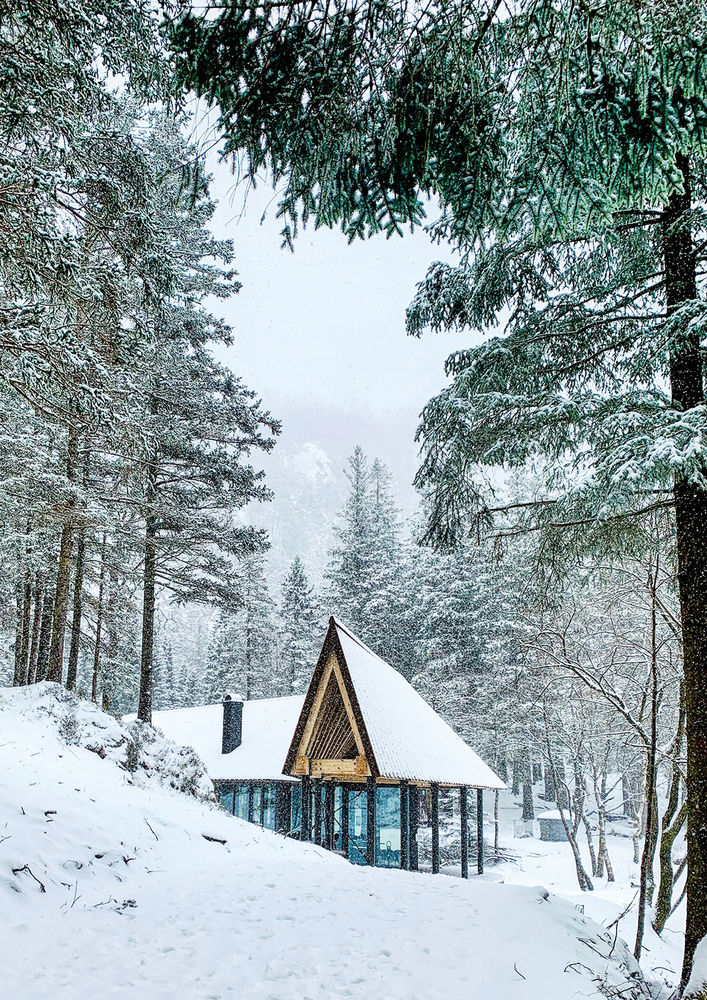 Visitor Center in Skomakerdiket Lake / Fløyen / SAAHA + Utmark