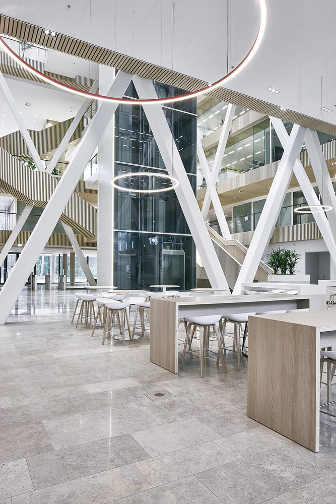 佳能生产印刷总部室内设计，荷兰 / M+R interior architecture