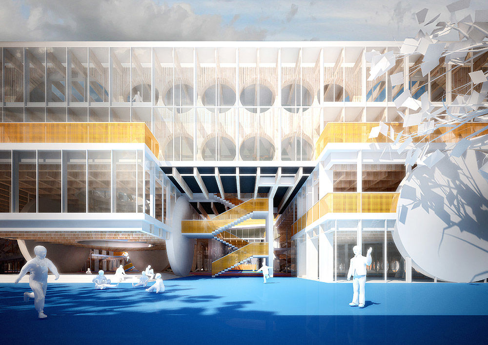 新港小学，河南 / 大料建筑