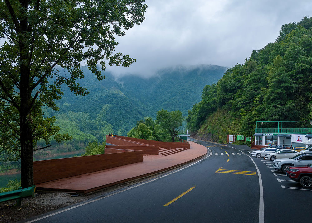 皖南川藏线青龙湾观湖驿站，安徽宁国 / MEDG现工设计