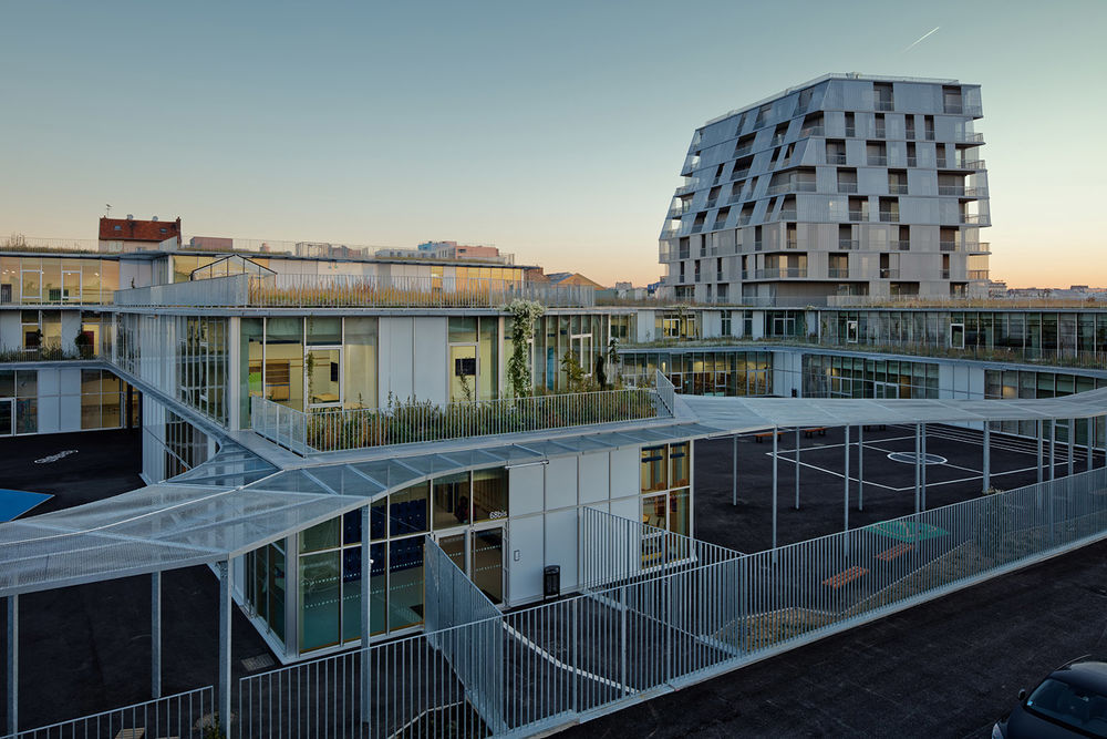 Rosalind Franklin综合体&学生宿舍，巴黎 / chartier dalix architects