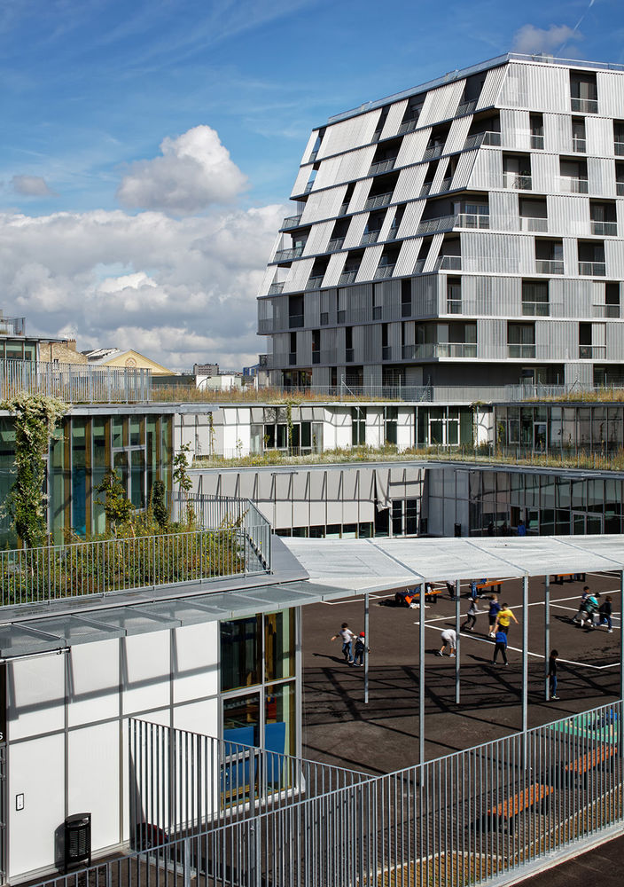 Rosalind Franklin综合体&学生宿舍，巴黎 / chartier dalix architects