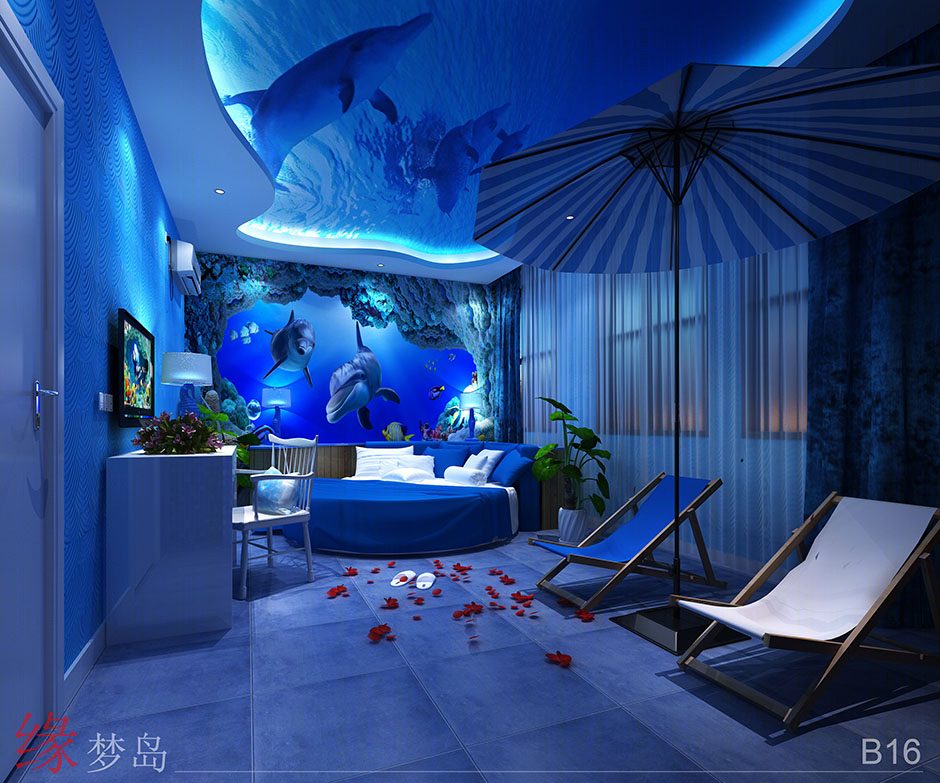 威海缘梦岛智慧酒店 | 多元主题客房的创意设计