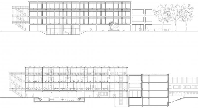 Hosoya Schaefer Architects丨Primarschule Christoph Merian丨瑞士