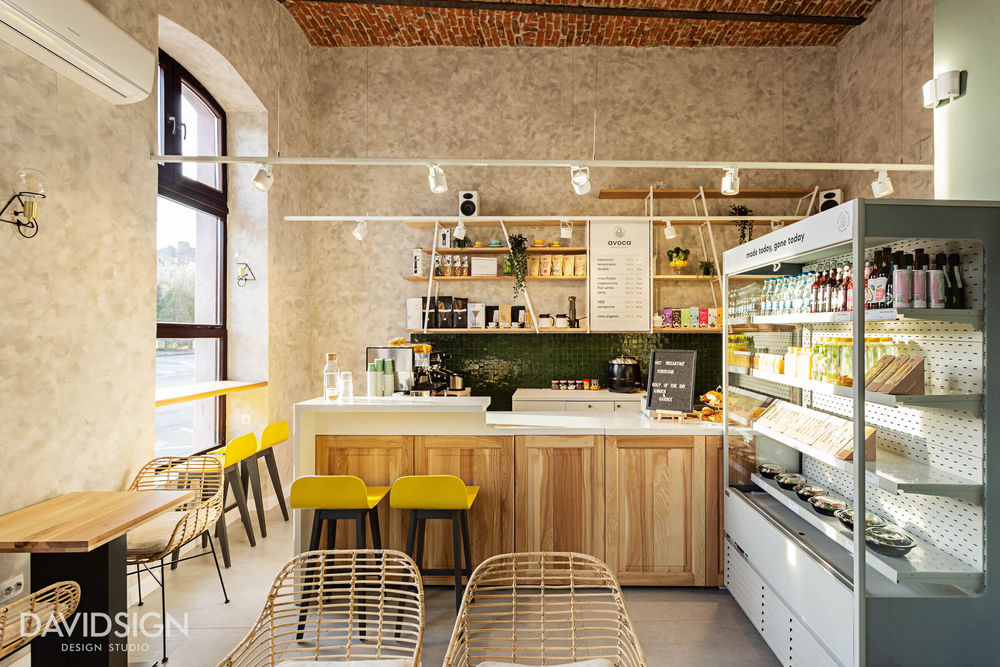 罗马尼亚 Oradea 的 Avoca Café，用绿色打造清新温馨的餐厅空间