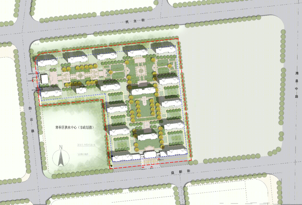南京大学高层住宅总图设计 | 打造高品质居住空间