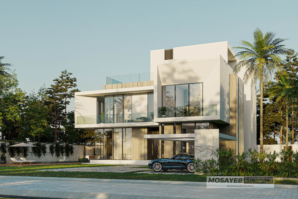 7688 private villa exterior design in dubai