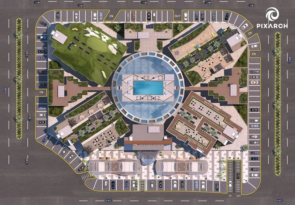 梦幻般的设计，尽在 Madina Mall & Residency