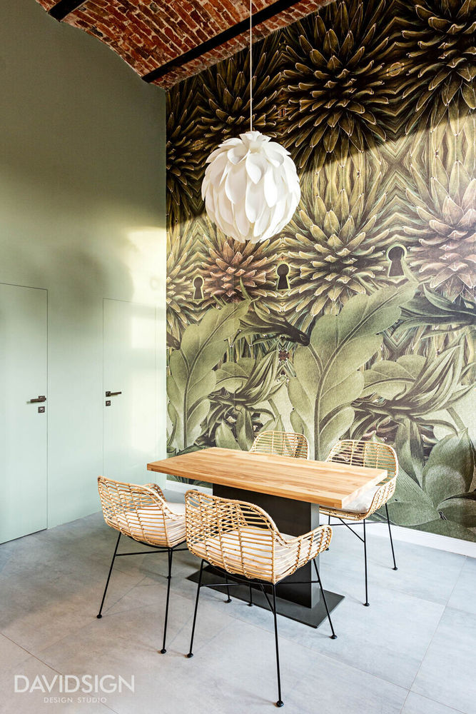 罗马尼亚 Oradea 的 Avoca Café，用绿色打造清新温馨的餐厅空间
