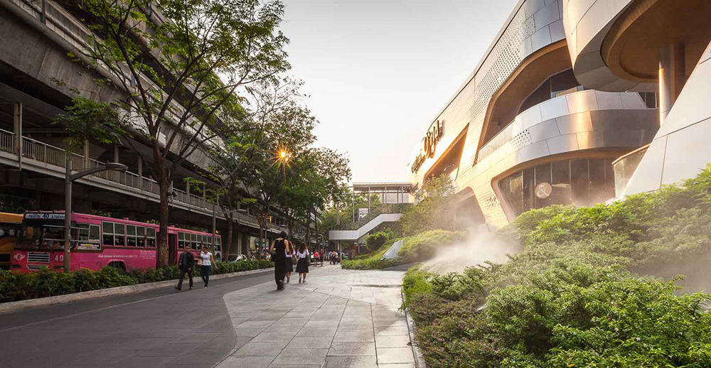 曼谷“城市漫步”中央世界广场绿色公共空间设计