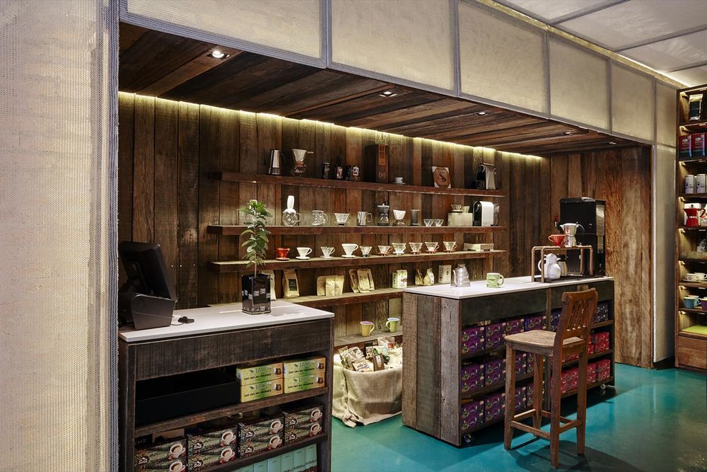 Tem Café | 木质咖啡馆，回归自然的设计魅力