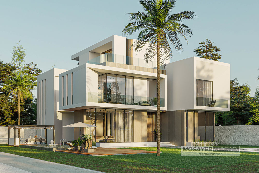 7688 private villa exterior design in dubai