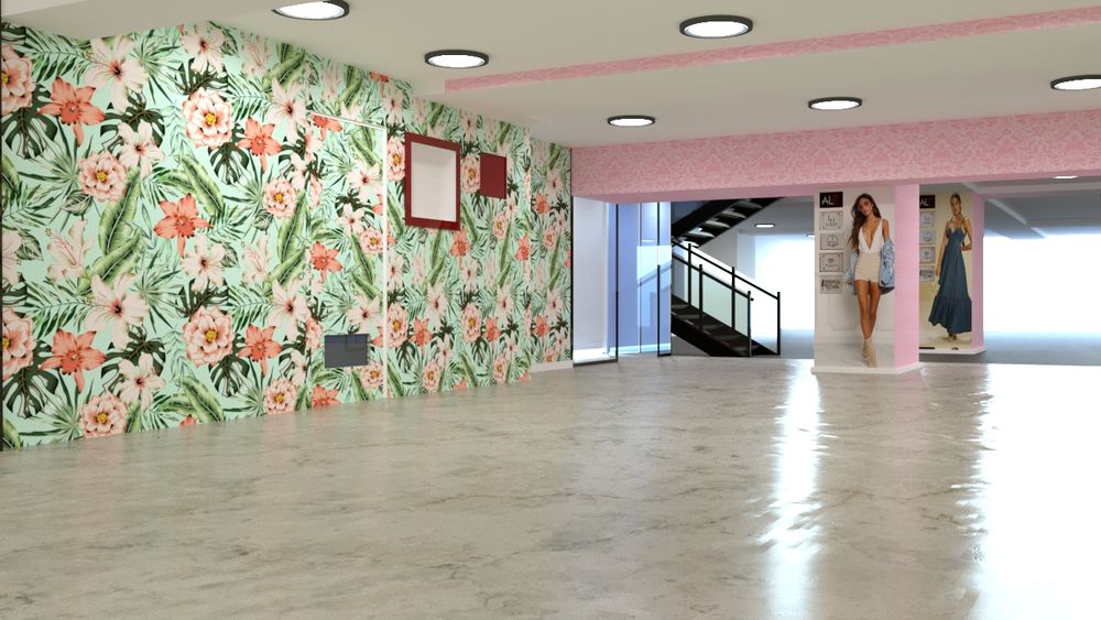 pasillo centro comercial
