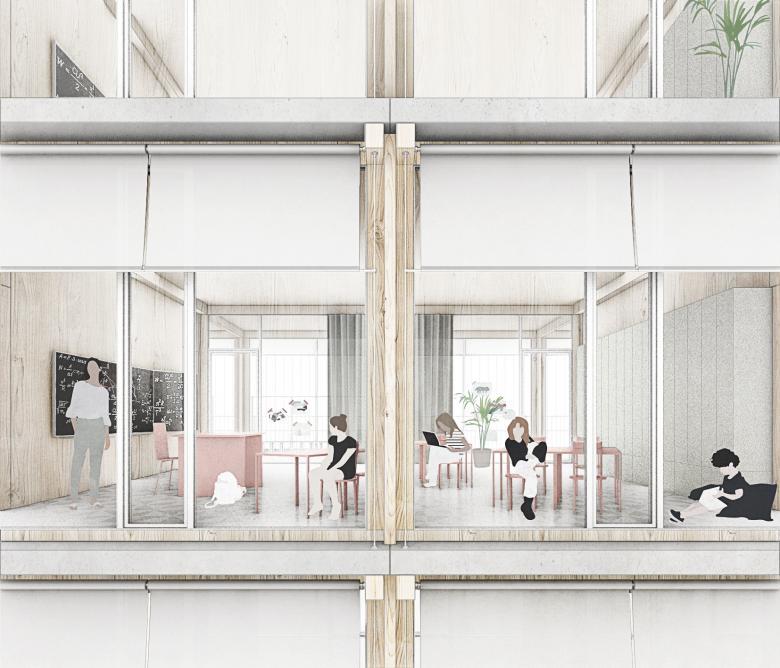 Hosoya Schaefer Architects丨Primarschule Christoph Merian丨瑞士