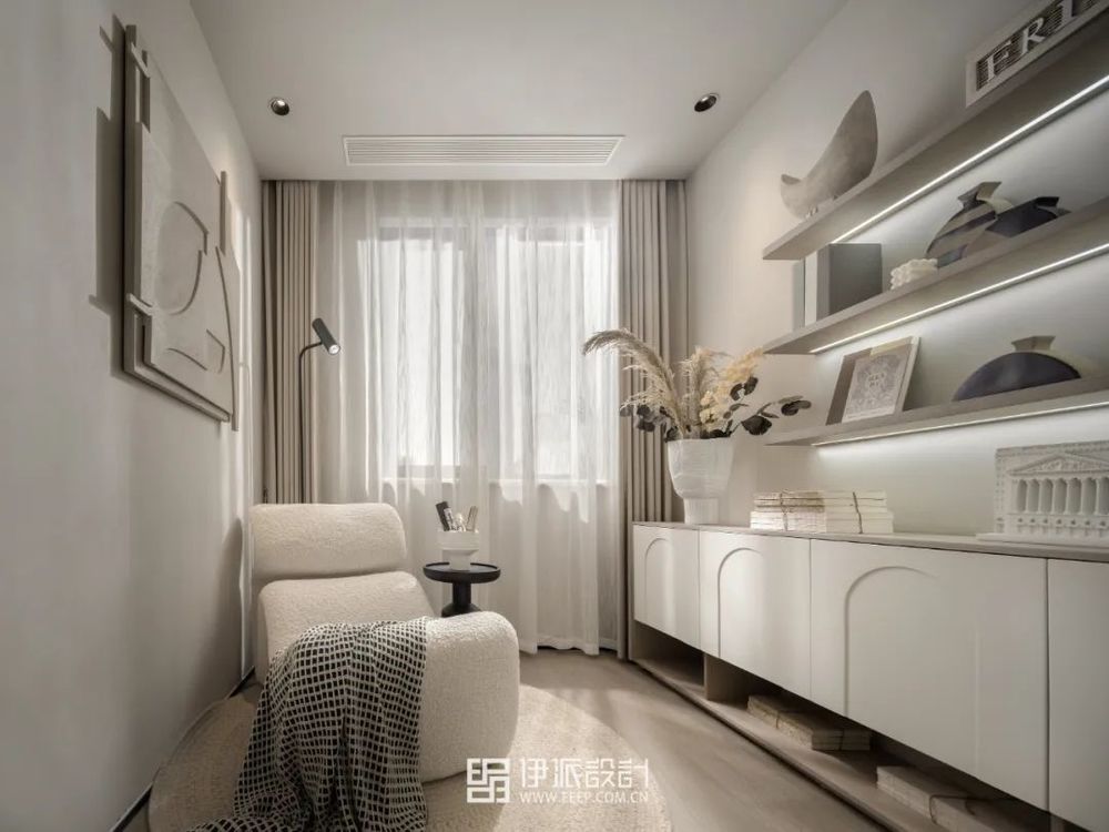 湖上云庭奶油系侘寂风样板间 | 简约与自然的完美融合