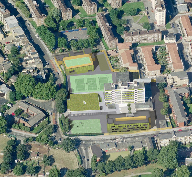 伦敦 Stepney Green College 校园改造 | 预算削减下的教育革新