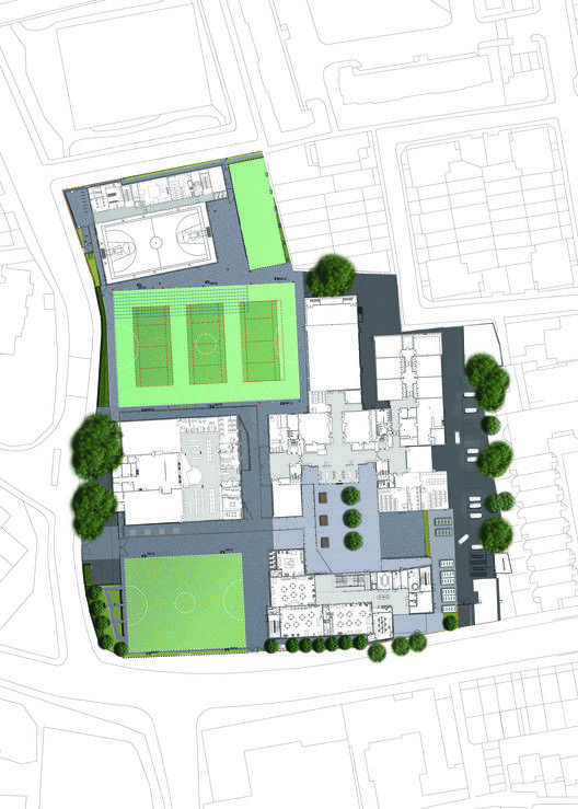 伦敦 Stepney Green College 校园改造 | 预算削减下的教育革新