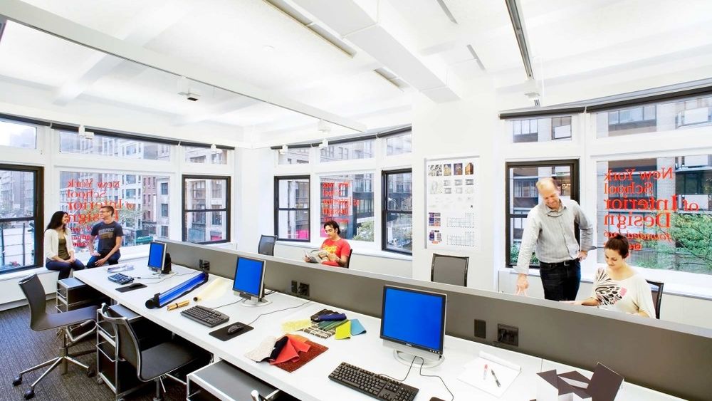 纽约室内设计学院新研究生设施——Gensler 打造绿色协作空间