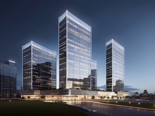 现代办公楼 商业大厦