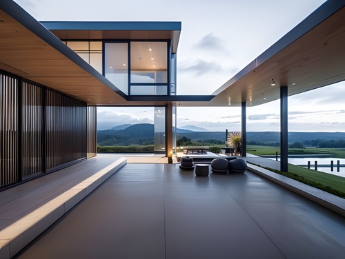 现代阳台空间 休闲空间