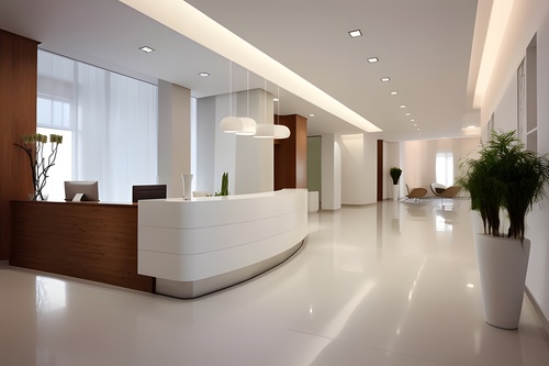 现代酒店前台