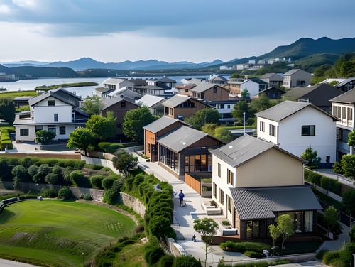 简约乡村建筑 住宅外观