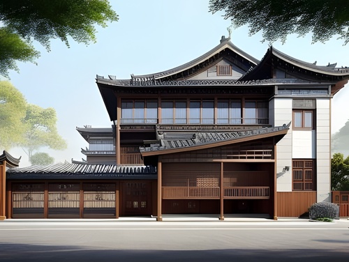 中式古建 建筑外观