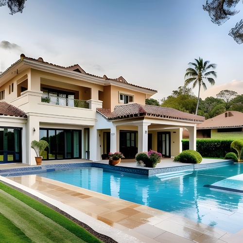 现代建筑外观 房屋住宅