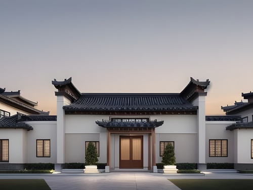 中式建筑构件 中式门面