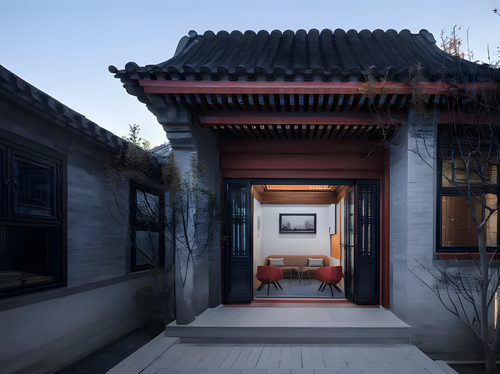 中式建筑构件 门头门面