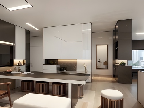 轻奢风别墅餐厅