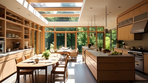 原木风别墅餐厅