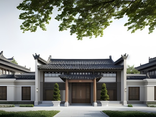 中式建筑构件 门头