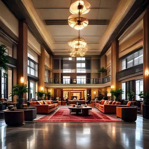 新中式别墅大堂