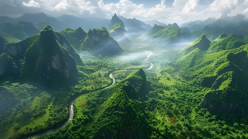 山林 景观场景