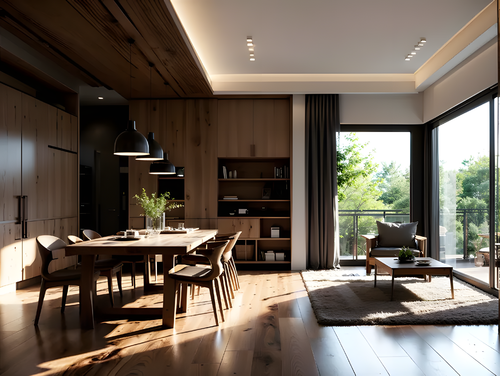 侘寂风别墅餐厅