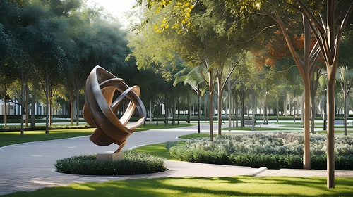 公园雕塑 景观小品
