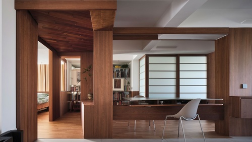 Scale Forest Atelier为南京的花园风格公寓提供了退休生活的新视角