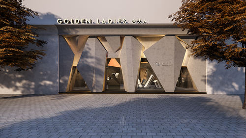 金夫人湖州店 | 失重般的现代抽象设计