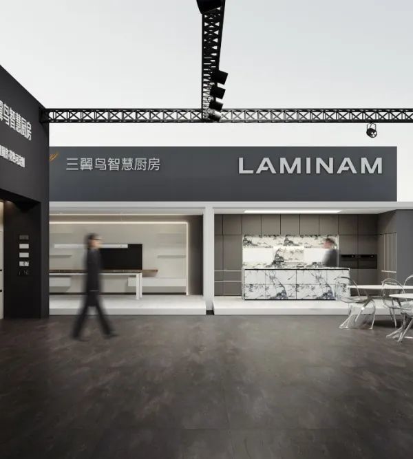 广州设计周2023 | LAMINAM X LAMBORGHINI X 三翼鸟 X metaphor_ 打造全岩空间美学