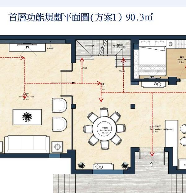 
上海院子联排别墅户型分析 