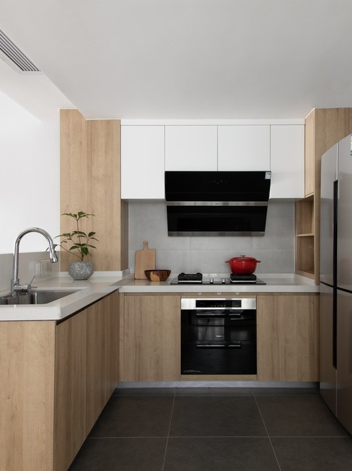 苏的设计舒乔丨日式三室现代木质风格，温馨而实用