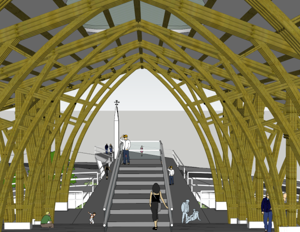 柏芷山游客接待中心 | 绿色环保与现代艺术的完美融合