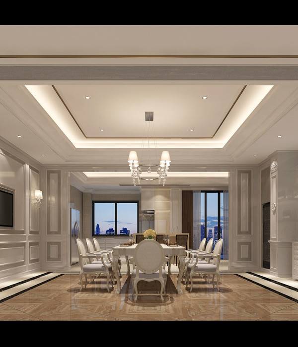 《锦河湾样板房》 | 低调奢华，现代简约新古典主义