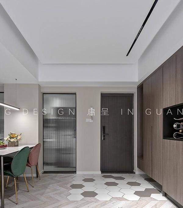 CHD 启呈设计 | 四段式玄关，打造完美收纳空间