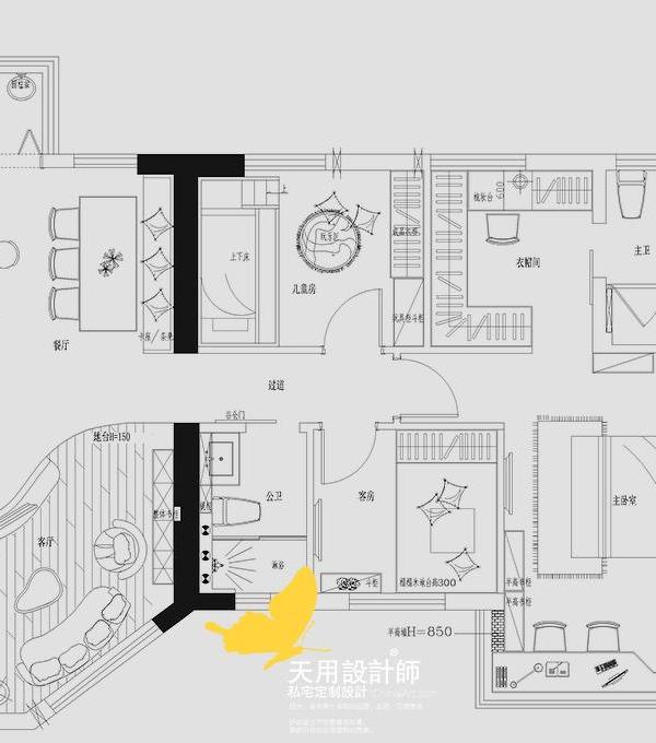 平层空间里的生活艺术