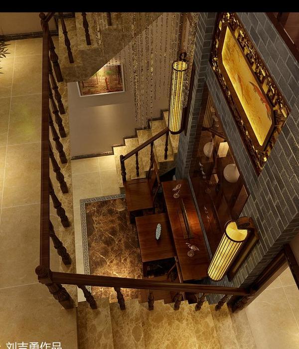 
淳朴欧式与个性中式风格的完美结合 